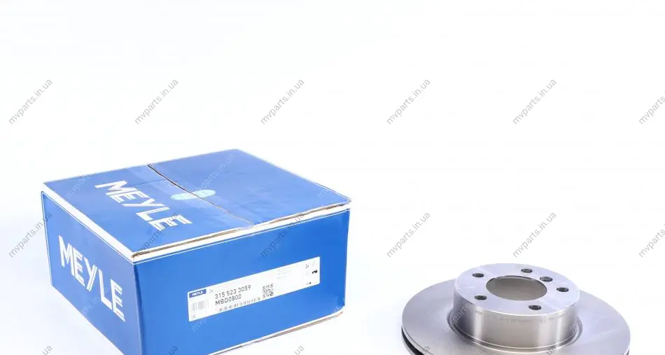 Диск гальмівний (передній) BMW 3 (E90-93) 04-13 (300x24) 315 523 3059 MEYLE 315-523-3059 (фото 1)