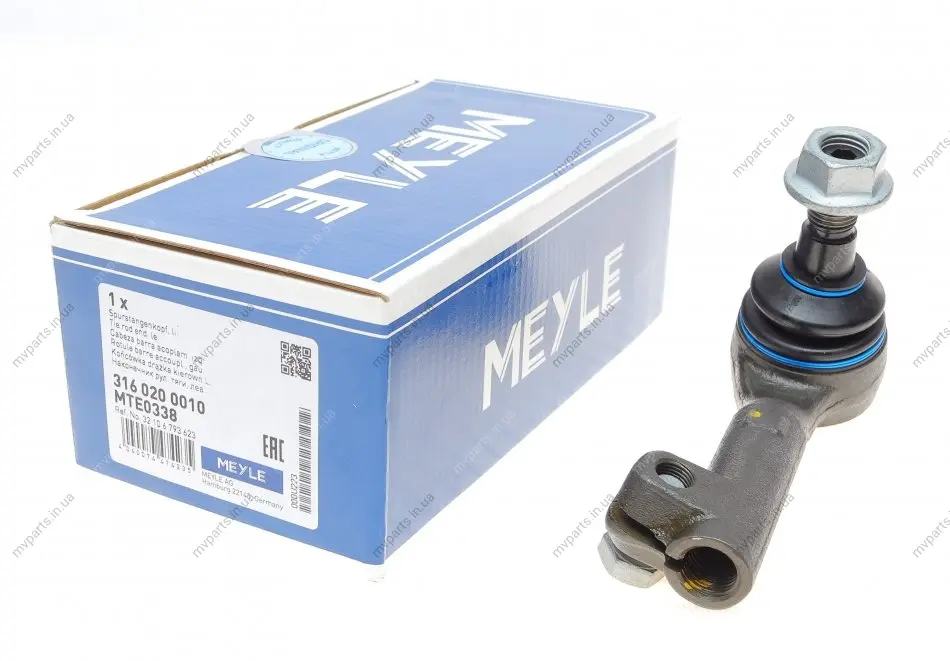 Наконечник тяги рульової (L) BMW 3 (E90) 05-11 316 020 0010 MEYLE 316-020-0010 (фото 1)