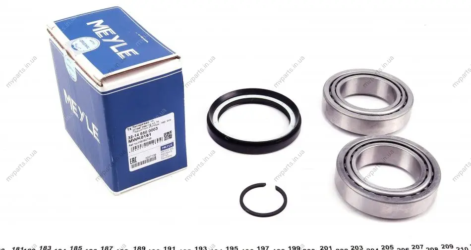 Підшипник маточини (передньої) Mitsubishi Pajero -09/L200 -07/L300 -04 32-14 650 0003 MEYLE 32-14-650-0003 (фото 1)