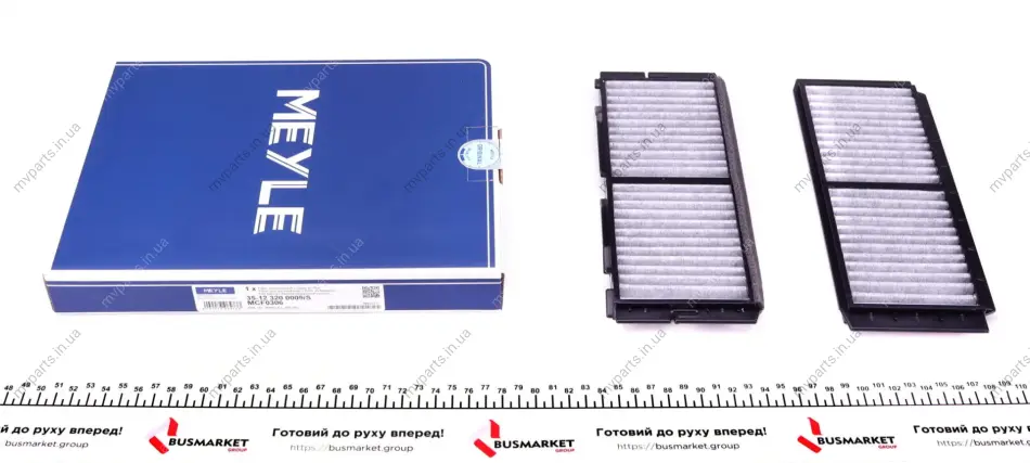 Фільтр салону Mazda 3 08-14 (вугільний) 35-12 320 0009/S MEYLE 35-12-320-0009-S (фото 1)