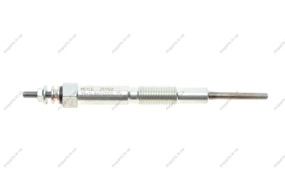 Свічка розжарювання Mazda 3/323 F VI/323 PV/323 SV/323 S VI/5/6/626 V/MPV II/Premacy 2.0D 96-10 35-14 860 0000 MEYLE 35-14-860-0000 (фото 1)