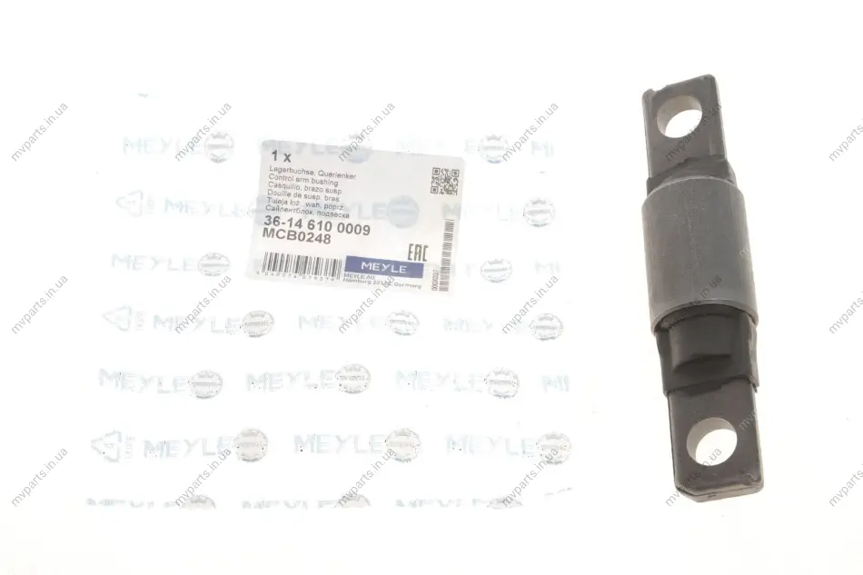 Сайлентблок важеля (переднього/знизу) Nissan Qashqai/ X-Trail/Renault Koleos 07- 36-14 610 0009 MEYLE 36-14-610-0009 (фото 1)