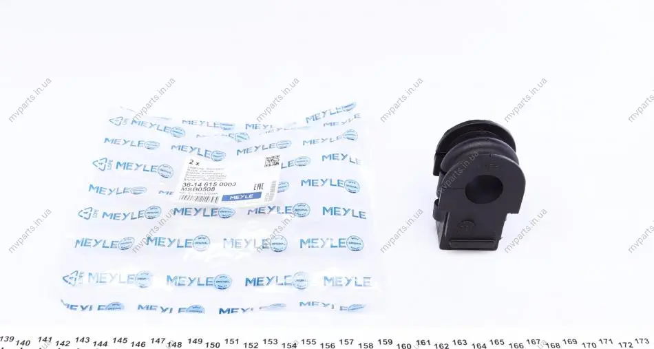 Втулка стабілізатора (переднього) Nissan Juke/Leaf/Qashqai I 07- (21mm) 36-14 615 0003 MEYLE 36-14-615-0003 (фото 1)