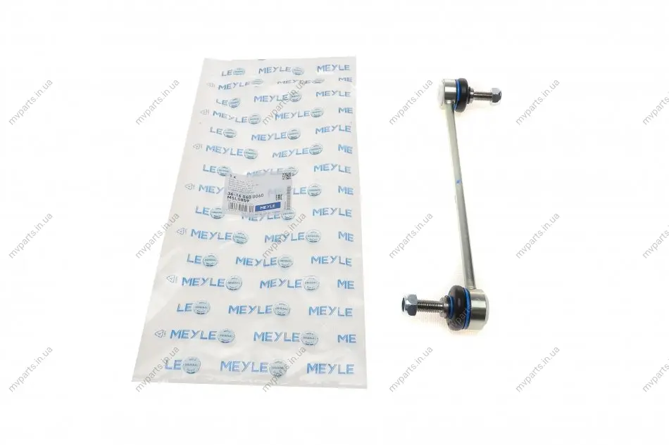 Тяга стабілізатора (переднього) Nissan Micra/Note/Renault Clio/Zoe 03- 36-16 060 0060 MEYLE 36-16-060-0060 (фото 1)