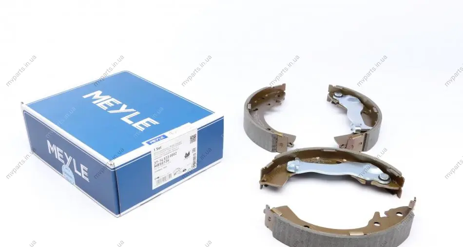 Колодки гальмівні (задні) Hyundai Getz 02-10 (барабанні) 37-14 533 0002 MEYLE 37-14-533-0002 (фото 1)