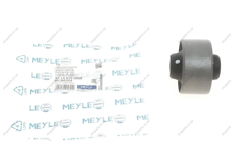 Сайлентблок важеля (переднього/спереду) Hyundai Tucson/Accent/Kia Sportage 04- 37-14 610 0006 MEYLE 37-14-610-0006 (фото 1)