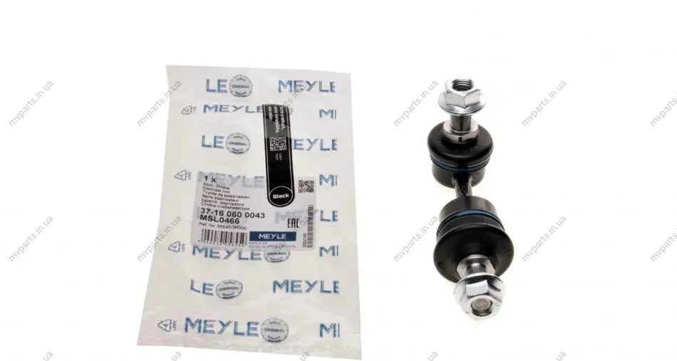 Тяга стабілізатора (заднього) Hyundai i30/ix35/Kia Seed/Optima/Sportage 09- (L=88mm) 37-16 060 0043 MEYLE 37-16-060-0043 (фото 1)