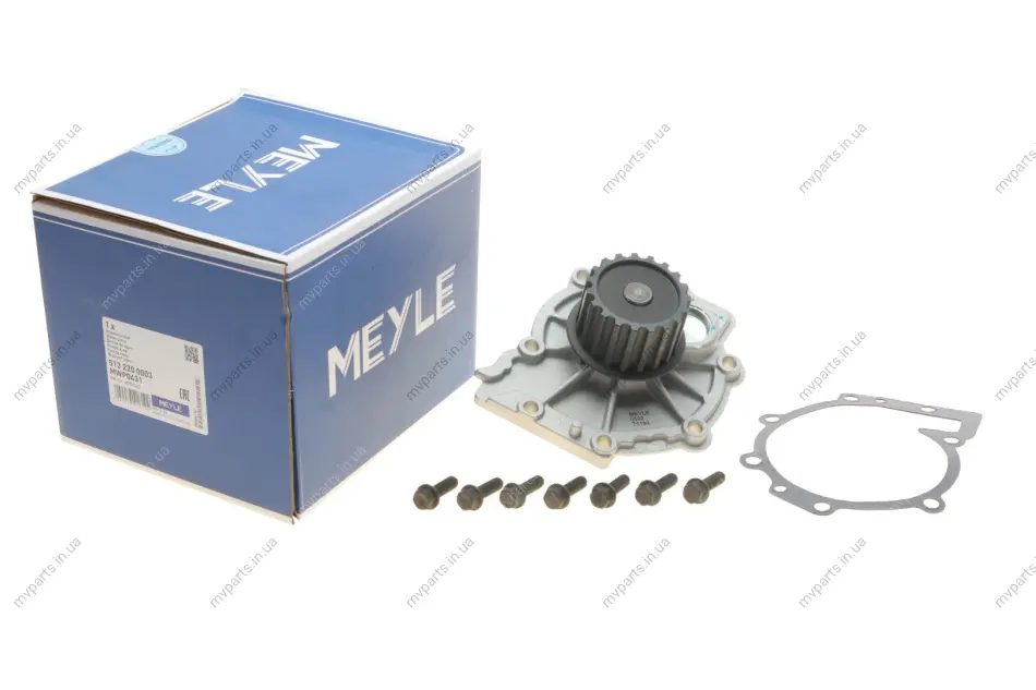 Помпа води Volvo C30/C70/S40/S60/S80/V40/V50/V60/V70/XC60/XC70/XC90 2.0/2.4/2.4D/3.0 T6 D3/D4/D5 01- 513 220 0003 MEYLE 513-220-0003 (фото 1)