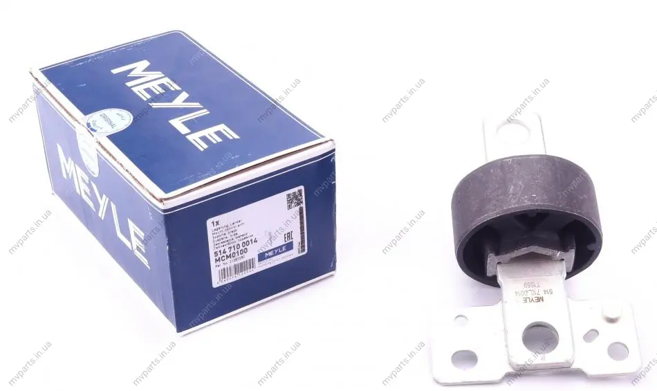 Сайлентблок важеля (заднього/спереду) Ford Galaxy/Mondeo IV/Volvo S60/S80/V70III 06- (L) (продол.) 514 710 0014 MEYLE 514-710-0014 (фото 1)