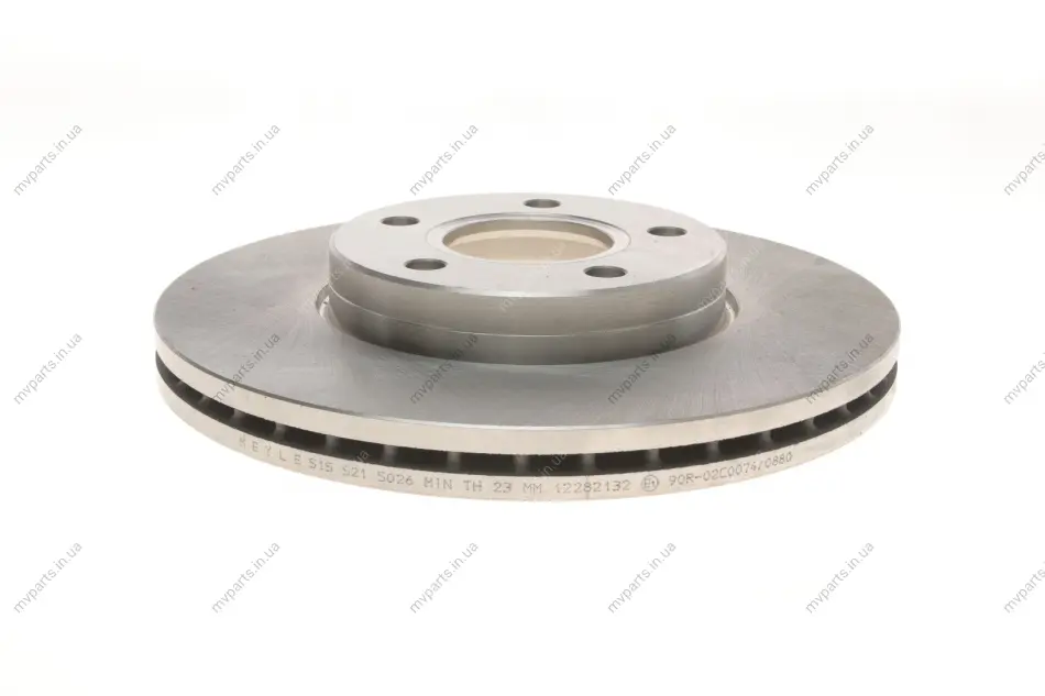 Диск гальмівний (передній) Ford C-max/Focus/Volvo C30/C70/S40/V50 04- (278x25) 515 521 5026 MEYLE 515-521-5026 (фото 1)