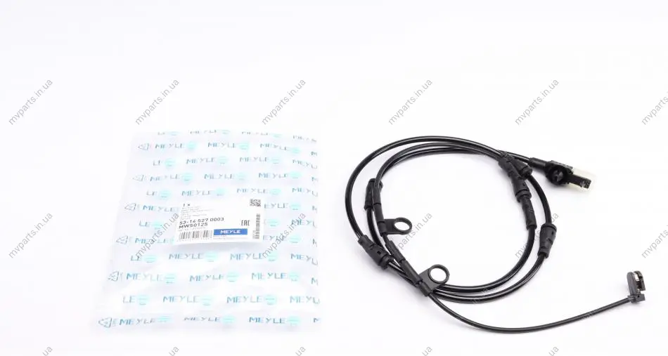 Датчик зносу гальмівних колодок (передніх) Land Rover Range Rover 4.4-5.0/3.0D 12- 53-14 527 0003 MEYLE 53-14-527-0003 (фото 1)