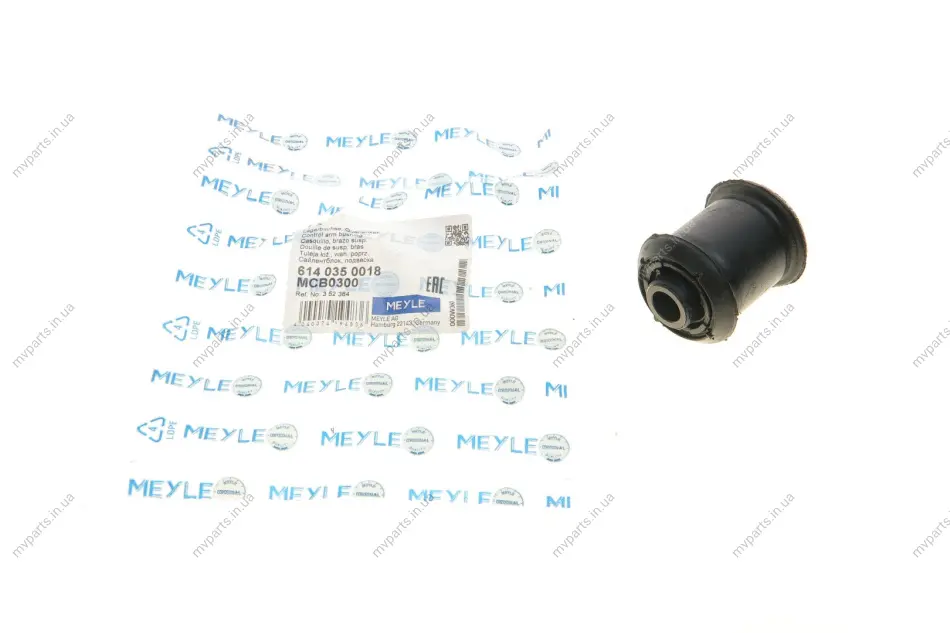 Сайлентблок важеля (переднього/знизу/спереду) Opel Astra G 98-05/Vectra B 95-03 614 035 0018 MEYLE 614-035-0018 (фото 1)
