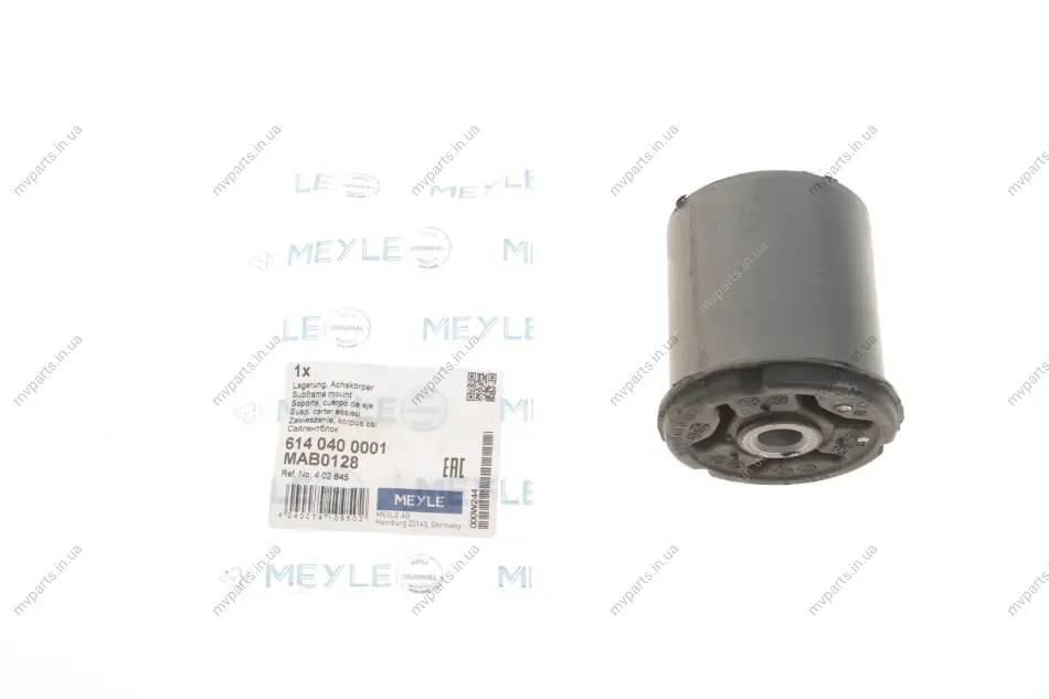 Сайлентблок балки (задньої) Opel Astra F 91-05 614 040 0001 MEYLE 614-040-0001 (фото 1)