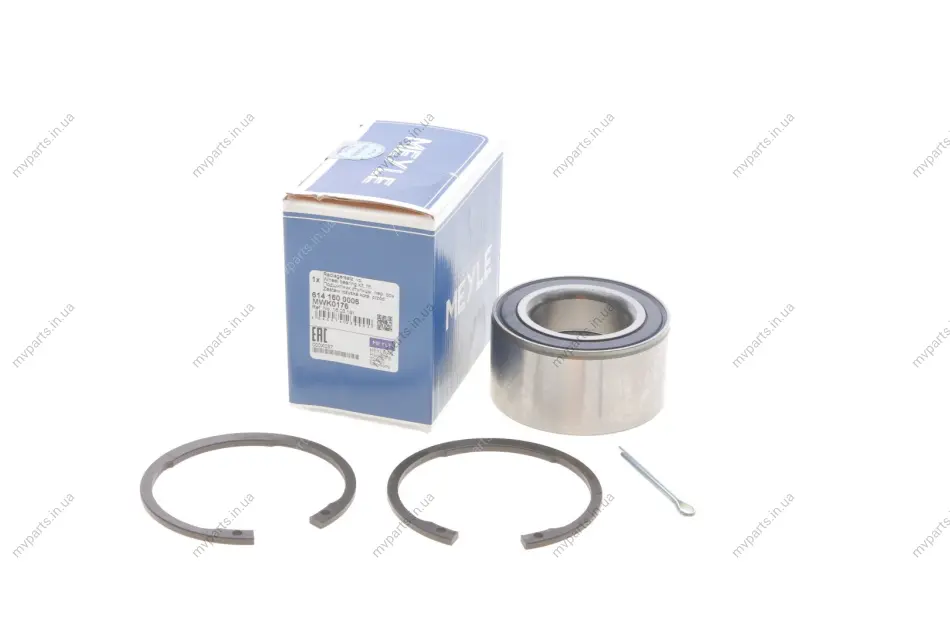 Підшипник маточини (передньої) Opel Combo 04- (39x72x37) 614 160 0006 MEYLE 614-160-0006 (фото 1)