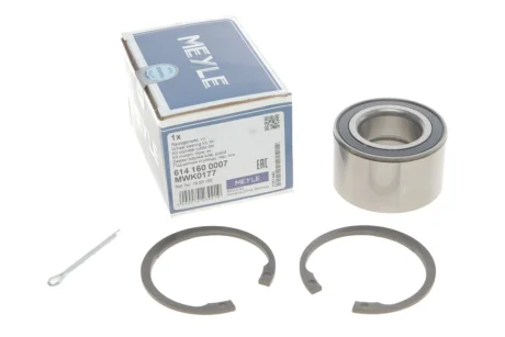 Підшипник маточини (передньої) Daewoo/Opel Astra/Kadett/Vectra 1.3-1.6 (34x64x37) 614 160 0007 MEYLE 614-160-0007