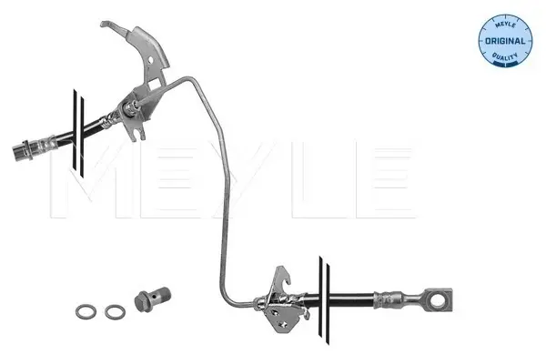 Шланг гальмівний (задній) Opel Astra G/Zafira B 04- (R) (L=760mm) 614 525 0011 MEYLE 614-525-0011 (фото 1)