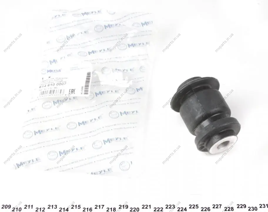 Сайлентблок важеля (переднього/знизу) Citroen Nemo 08-/Fiat Doblo 10- 614 610 0007 MEYLE 614-610-0007 (фото 1)