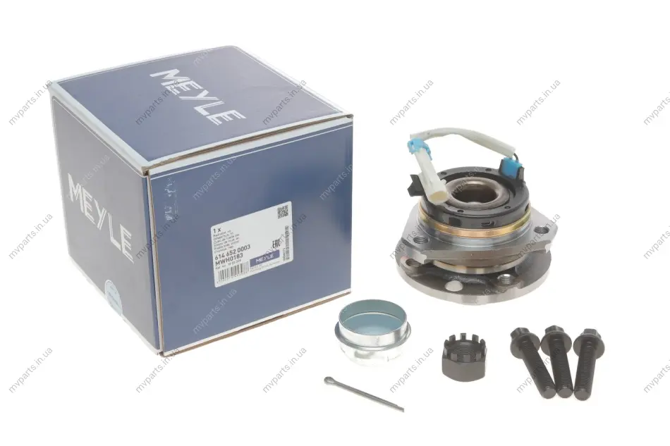 Підшипник маточини (передньої) Opel Astra G 98-09 (+ABS) 614 652 0003 MEYLE 614-652-0003 (фото 1)