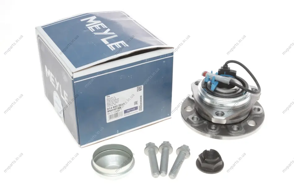 Підшипник маточини (передньої) Opel Astra H/Zafira 04- (+ABS) 614 652 0011 MEYLE 614-652-0011 (фото 1)