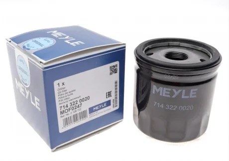 Фільтр масляний Citroen Jumper/Tourneo/Transit/Land Rover Defender/Peugeot Boxer 2.2D/2.4D 06- 714 322 0020 MEYLE 714-322-0020