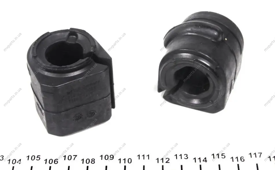 Втулка стабілізатора (переднього) Ford Focus 98-04 (d=18mm) 714 615 0002 MEYLE 714-615-0002 (фото 1)