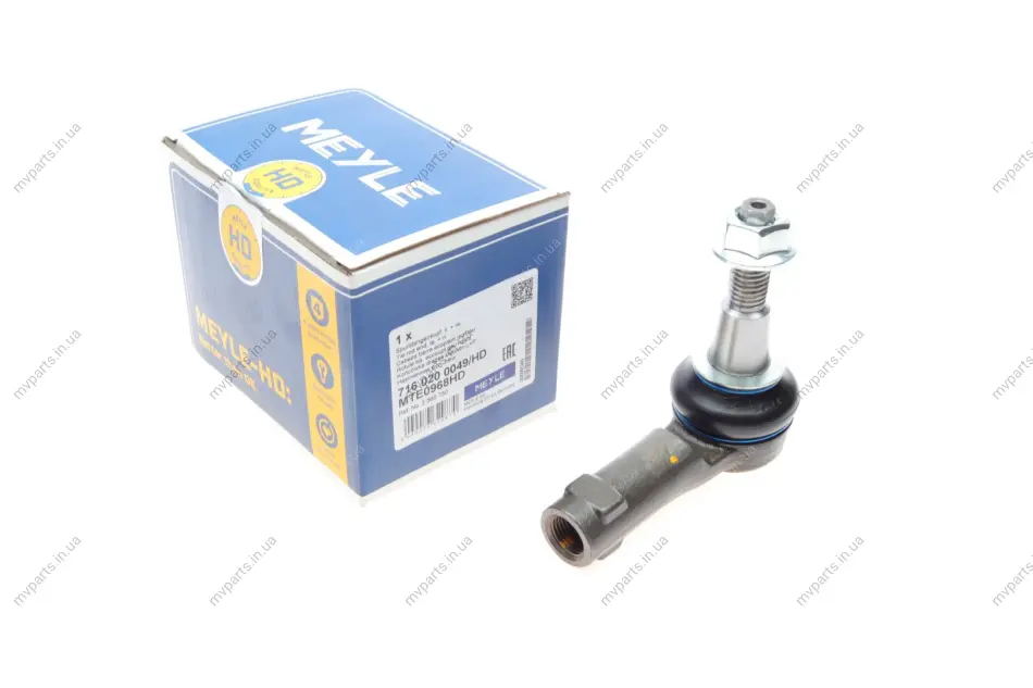 Наконечник тяги рульової Ford Transit V363/Transit Custom V362 2.0EcoBlue 15- (L=90mm) 716 020 0049/HD MEYLE 716-020-0049-HD (фото 1)