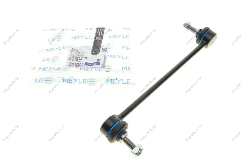Тяга стабілізатора (переднього) Ford Fiesta 08-/Mazda 2 07-15 716 060 0042 MEYLE 716-060-0042 (фото 1)
