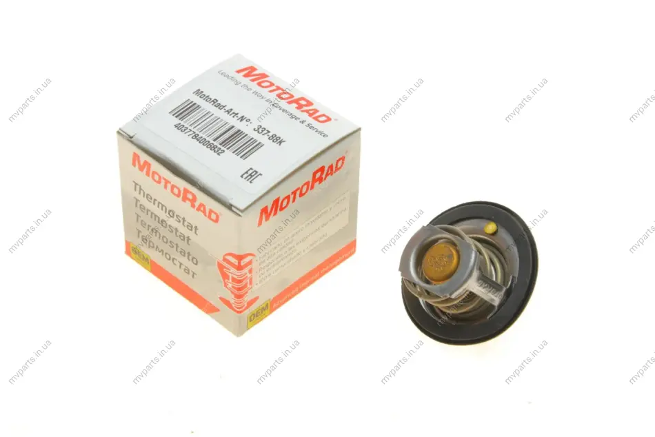 Термостат Chevrolet Matiz 1.2/1.4 05-/Suzuki Swift/Jimny 1.3 84-01 (88°C) MOTORAD 337-88K (фото 1)