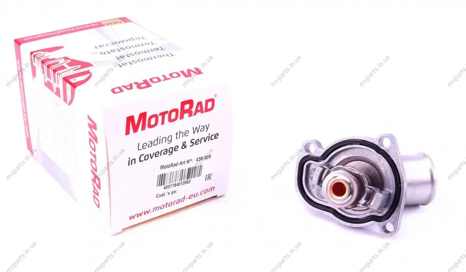 Термостат Opel Combo/Astra G/H 1.2/1.4i 98- (92°C) MOTORAD 436-92K (фото 1)