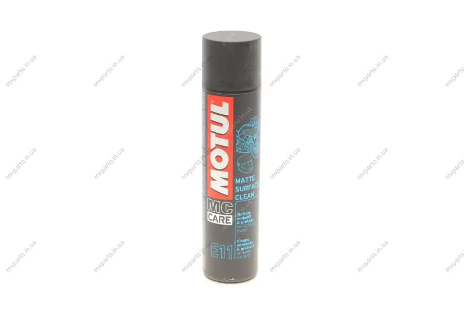 Засіб для сухого очищення пластикових матових поверхонь MC CARE E11 MATTE SURFACE CLEAN (400 ml) MOTUL 105051 (фото 1)