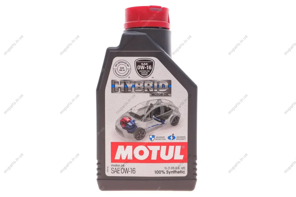 Олива 0W16 NGEN Hybrid (1L) (107153) API SP/ ILSAC GF-6b/ILSAC GF-6a знята з виробн MOTUL 333201 (фото 1)