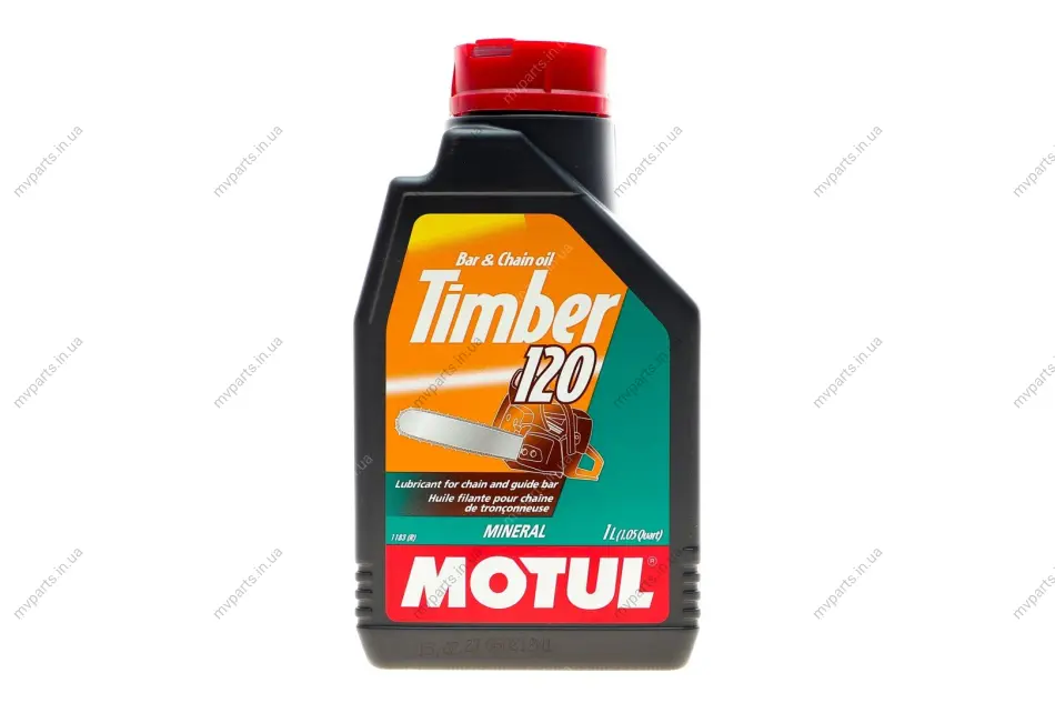Олива для ланцюга бензопили Timber 120 (1L) Mineral (102792) MOTUL 785001 (фото 1)
