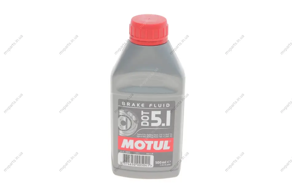 Рідина гальмівна DOT5.1 (0.5L) Brake Fluid (100950) MOTUL 807010 (фото 1)