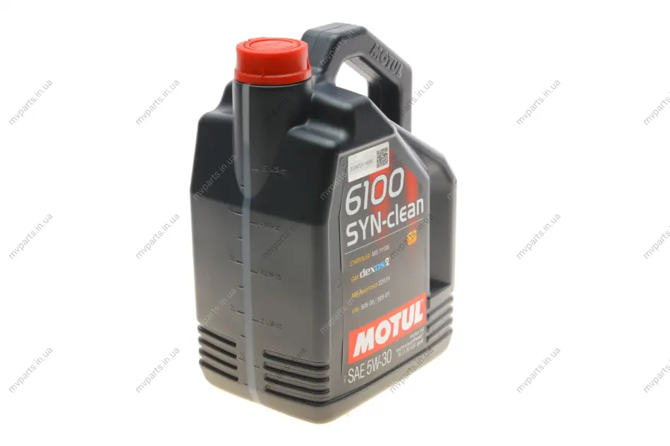 Олива 5W30 6100 SYN-clean (5 л) (CHRYSLER MS-11106/GM dexos2TM/MB 229.51/VW 505 00/505 01) MOTUL 814251 (фото 1)