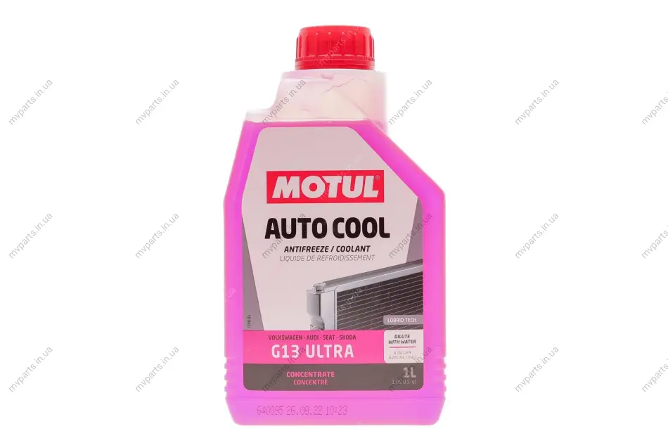 Антифриз (розовий) G12 Evo Ultra (1L) (1:1=-35°C) (112643) MOTUL 820101 (фото 1)