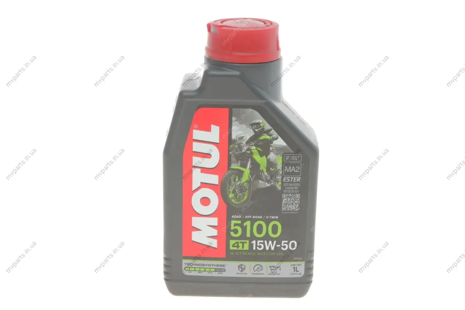 Олива 15W50 5100 4T (1L) (104080) MOTUL 836711 (фото 1)