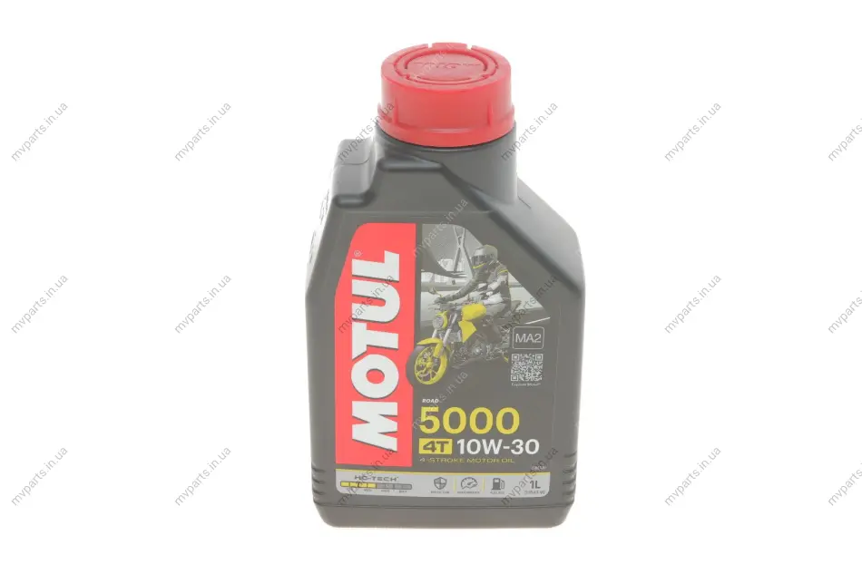 Олива 10W30 5000 4T (1л) MOTUL 837811 (фото 1)