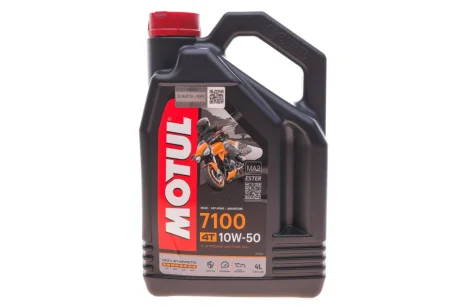 Олива 10W50 7100 4T (4L) (DUCATI/KTM/BMW) MOTUL 838141