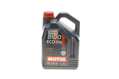 Олива 0W16 8100 Eco-lite (5L) (API SP-RC/API SP/ILSAC GF-6b)(110379) MOTUL 841051