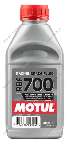 Рідина гальмівна DOT4 (0.5L) RBF700 Factory Line 109452 MOTUL 847305 (фото 1)