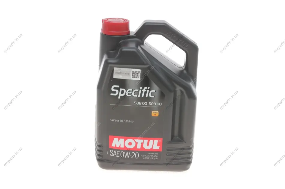 Олива 0W20 Specific (5L) (VW 508.00/509.00) (107384) MOTUL 867251 (фото 1)