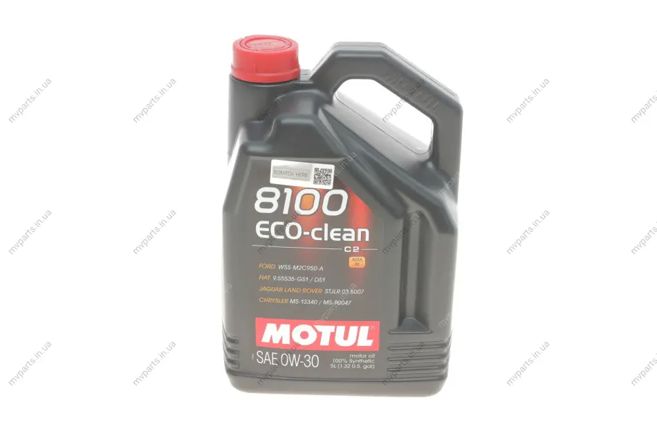 Олива 0W30 ECO-Clean 8100 (5L) (Toyota/Honda/Subaru) 102889 MOTUL 868051 (фото 1)