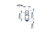 Автолампа T4W 24V 4W BA9s Standard NARVA 171413000 (фото 2)