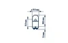 Автолампа R5W 12V 5W BA15d Standard NARVA 171723000 (фото 2)
