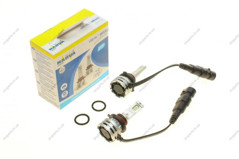 Автолампа HB3/HB4 12/24V 24W P20d/P22d Performance LED (к-кт 2шт) (замінено на 181858100) NARVA 180383000 (фото 1)