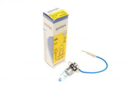Автолампа H3 12V 55W PK22s Range Power Blue + (3700K) NARVA 486333000