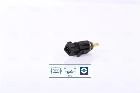Датчик, температура охолоджуючої рідини (вир-во Nissens) NISSENS 207010