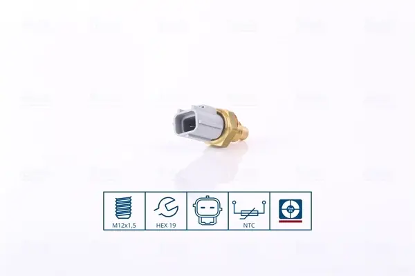 Датчик, температура охолоджуючої рідини (вир-во Nissens) NISSENS 207043 (фото 1)