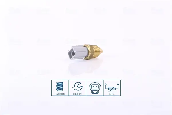 Датчик, температура охолоджуючої рідини (вир-во Nissens) NISSENS 207057 (фото 1)