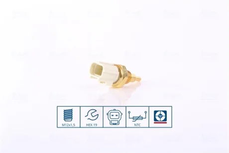 Датчик, температура охолоджуючої рідини (вир-во Nissens) NISSENS 207098